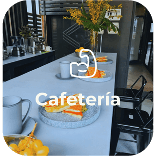 Área de cafetería del estudio